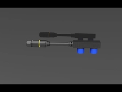 M15 Fタイプ モジュール オス メス 防水コネクタ