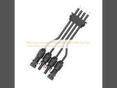PA66 ナイロン 防水電源コネクタ 300V 太陽光電池 高電圧融合用