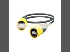 LED信号保護 IP67 防水 RJ45 コンネクタソケット ネットワーク・クリスタル機器