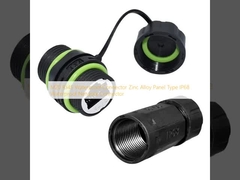 M20 RJ45 防水コネクタ 亜鉛合金パネル IP68型 防水ネットワークコネクタ