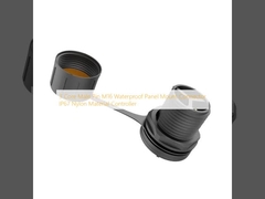 3コアメスピン M16 防水パネルマウントコネクタ IP67 ナイロン素材コントローラ