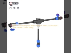 男性 女性 防水ワイヤーコネクタ 3 LD20航空 T型 10A 最大電流