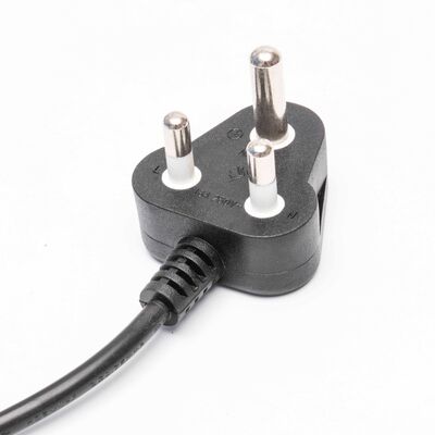 110V~240V ブラック電源コード,UL認証と標準接地 1m~2m 長さ